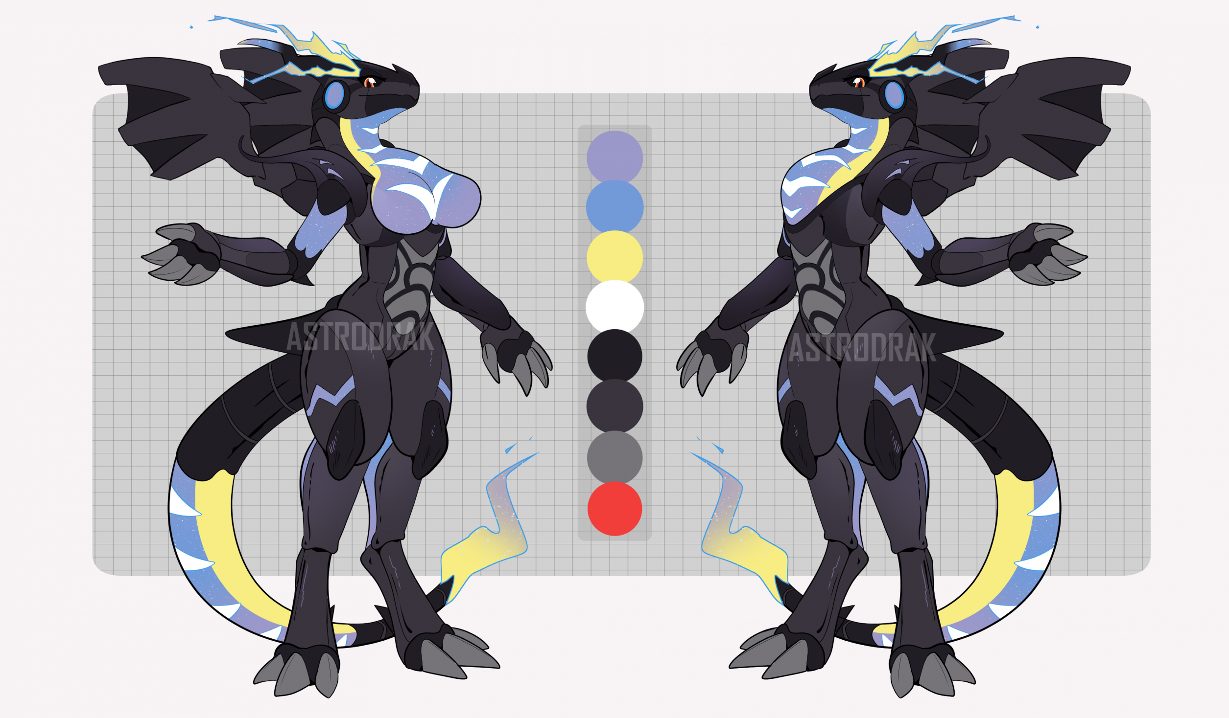 OC] Zekrom but Quadruped : r/pokemon