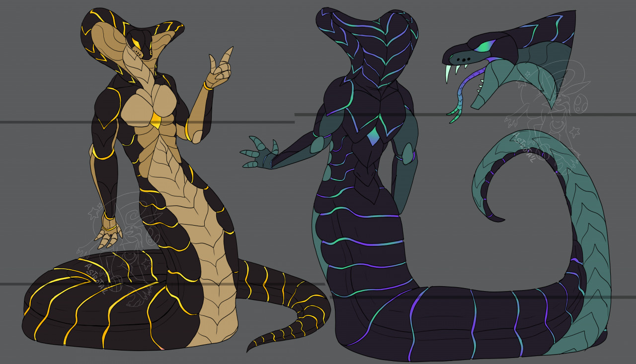 Cybernetic Cobra Naga by Astrotail -- Fur Affinity [dot] net