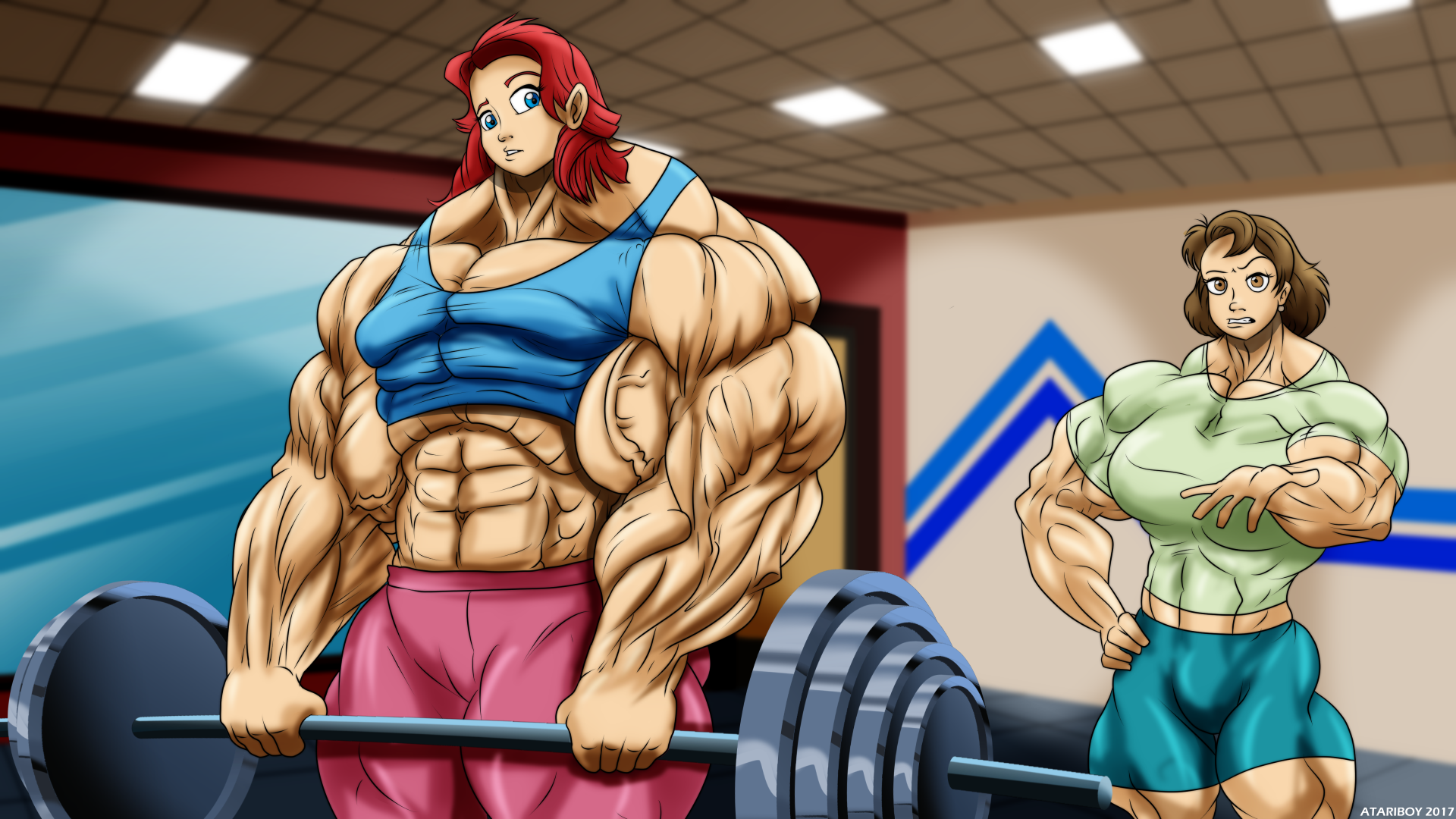 Muscle girl ai. Мерида muscle growth. Muscle growth Робин. Мускулистая женщина арт