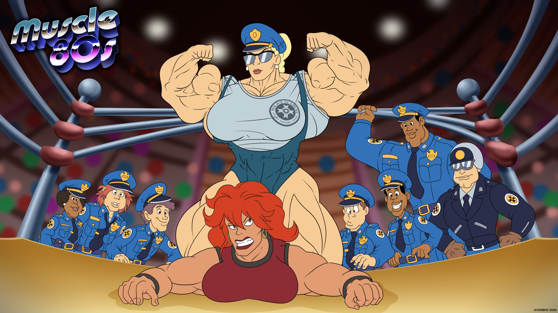 Muscle 80s - Police Academy: The Animated Series by Atariboy -- Fur  Affinity [dot] net