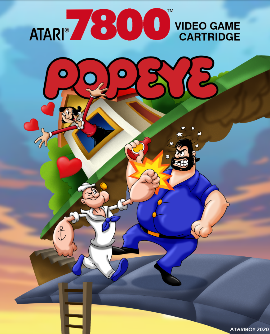 popeye atari 7800