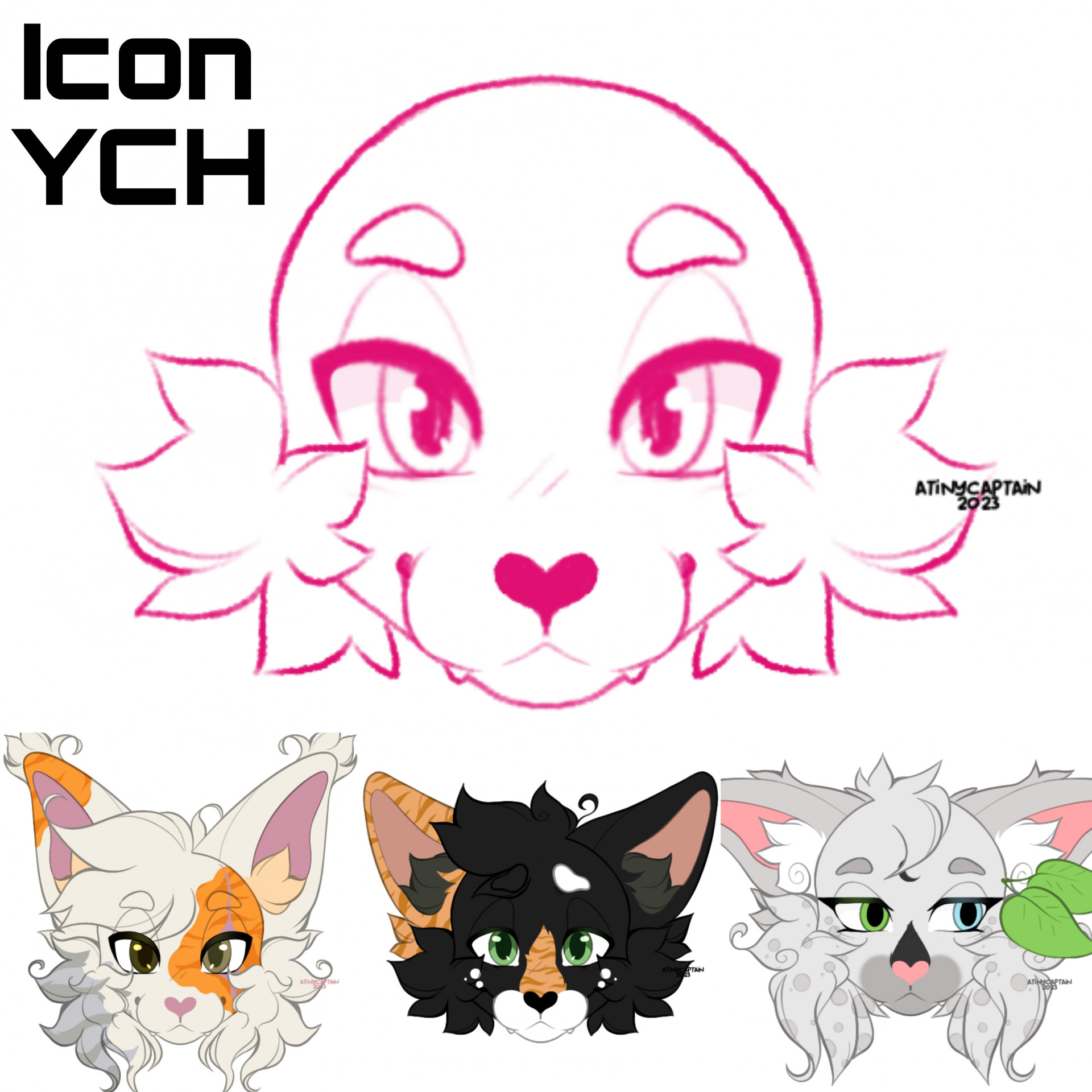 Cat icon (Slot A) - YCH.Commishes