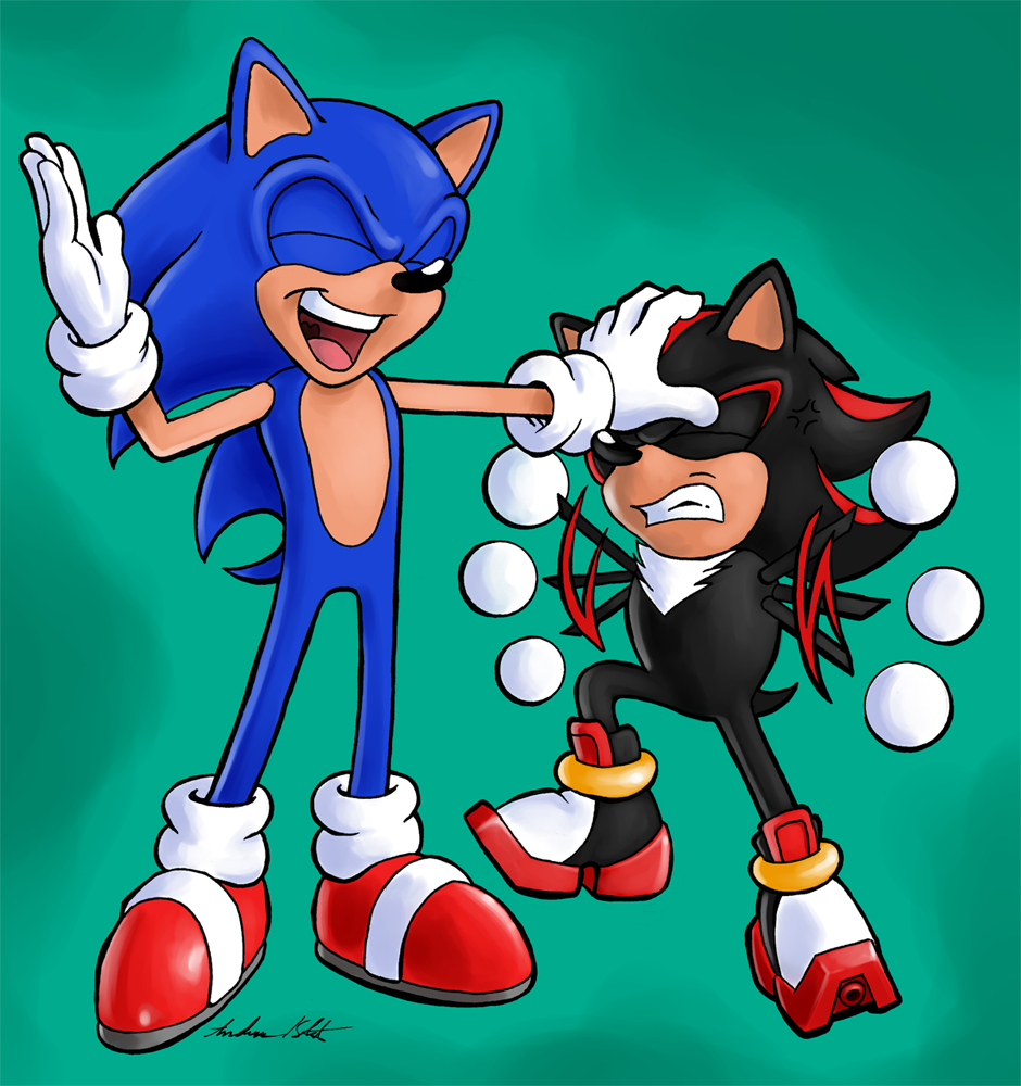 Sonic Classic & Sonic Modern  Sonic and shadow, Sonic the