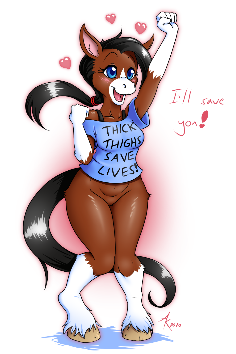 Thick Thighs Save Lives by AtticusKotch -- Fur Affinity [dot] net