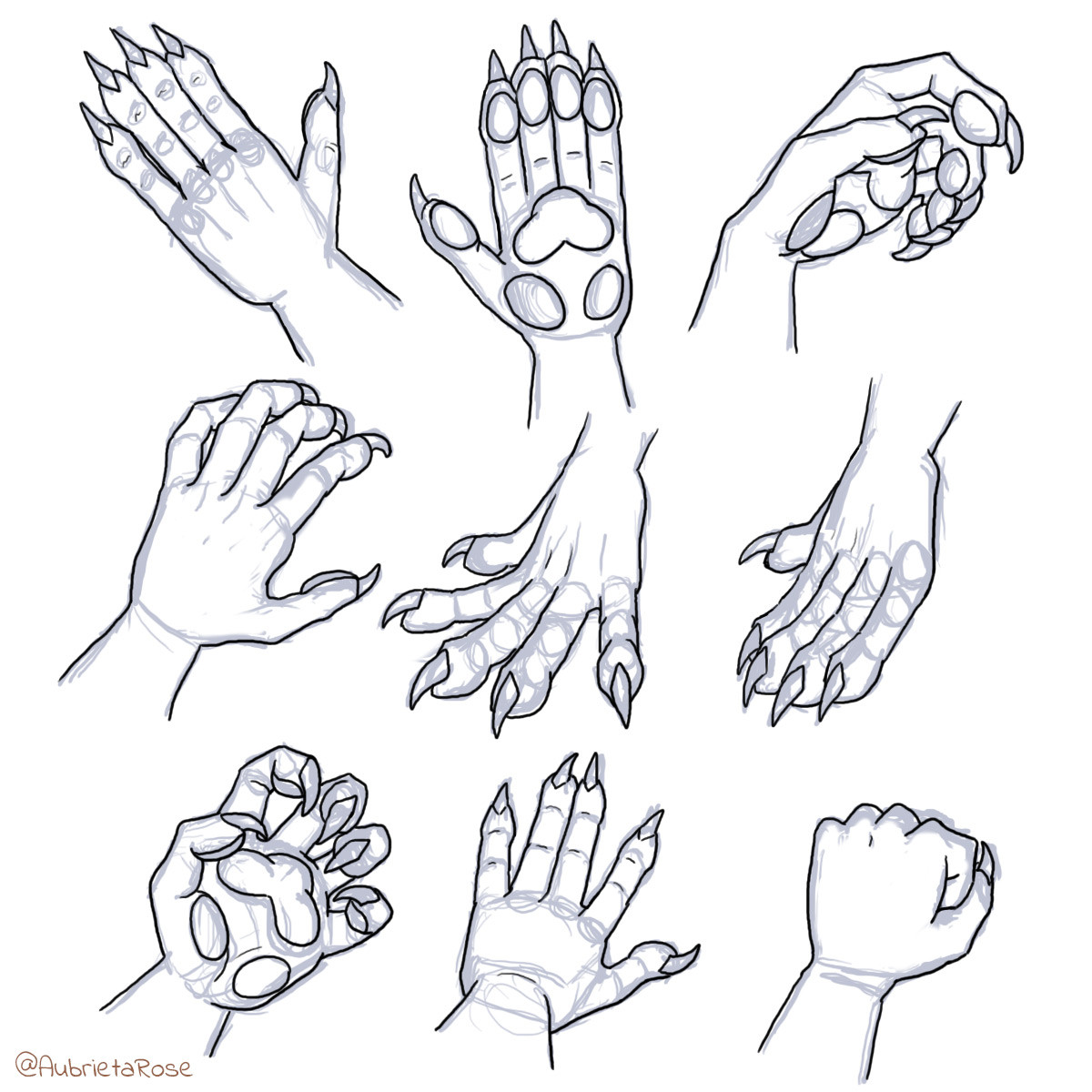 Monster Talons Claw Hand  Vector monster Scary monsters Monster