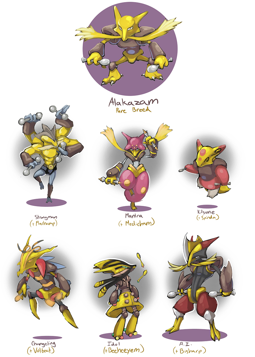 Pokemon Reimagined: Alakazam by TheGreys -- Fur Affinity [dot] net