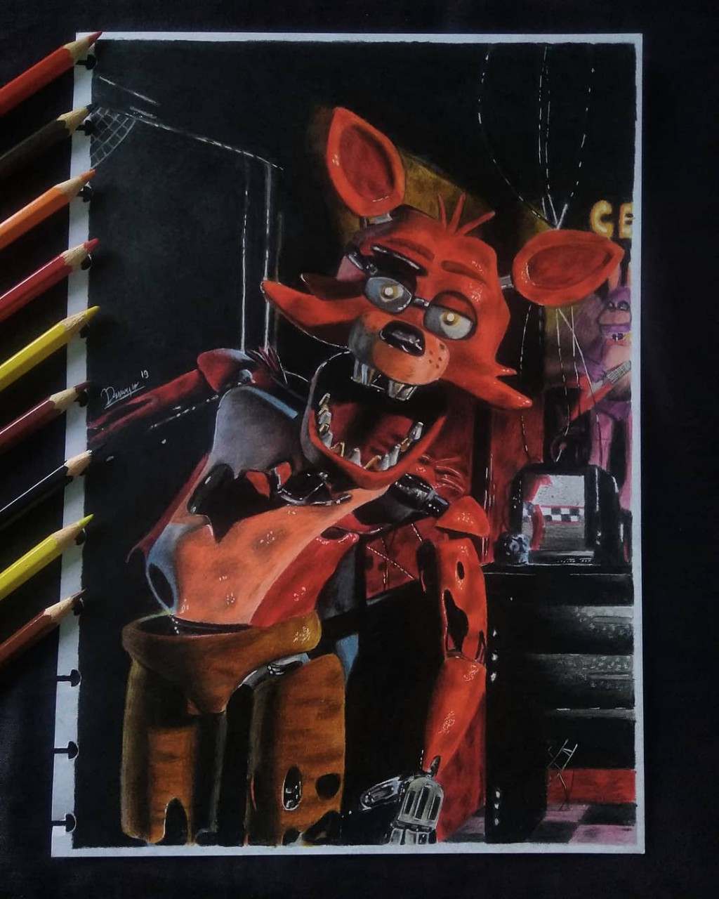 Realistic foxy fnaf