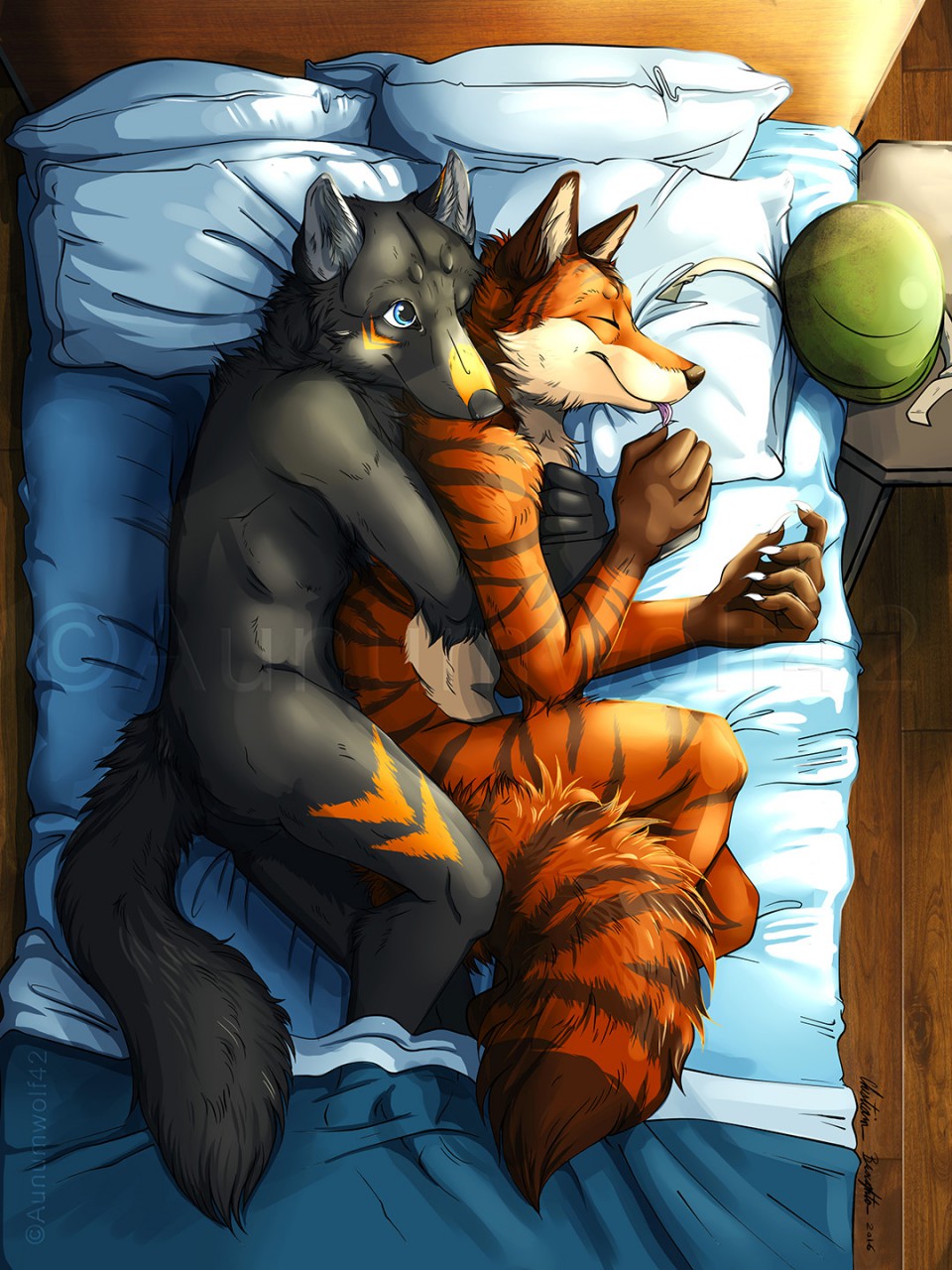 Canine Cuddles commission. 
