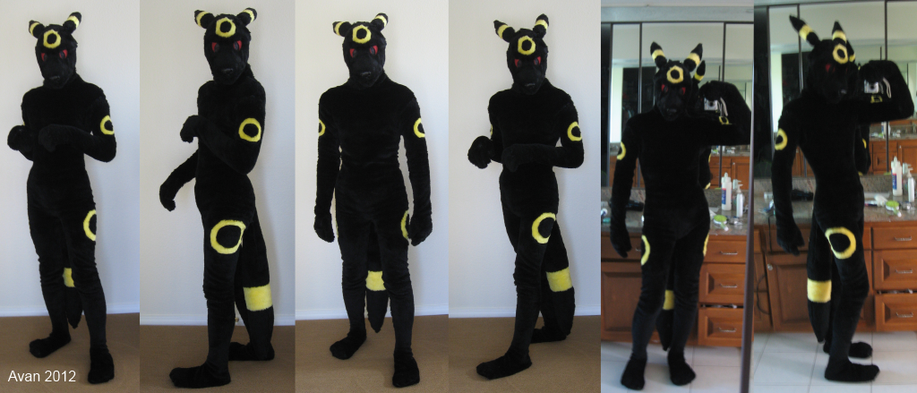 Umbreon Fursuit rev.2 by Avan Wolf Fur Affinity dot net