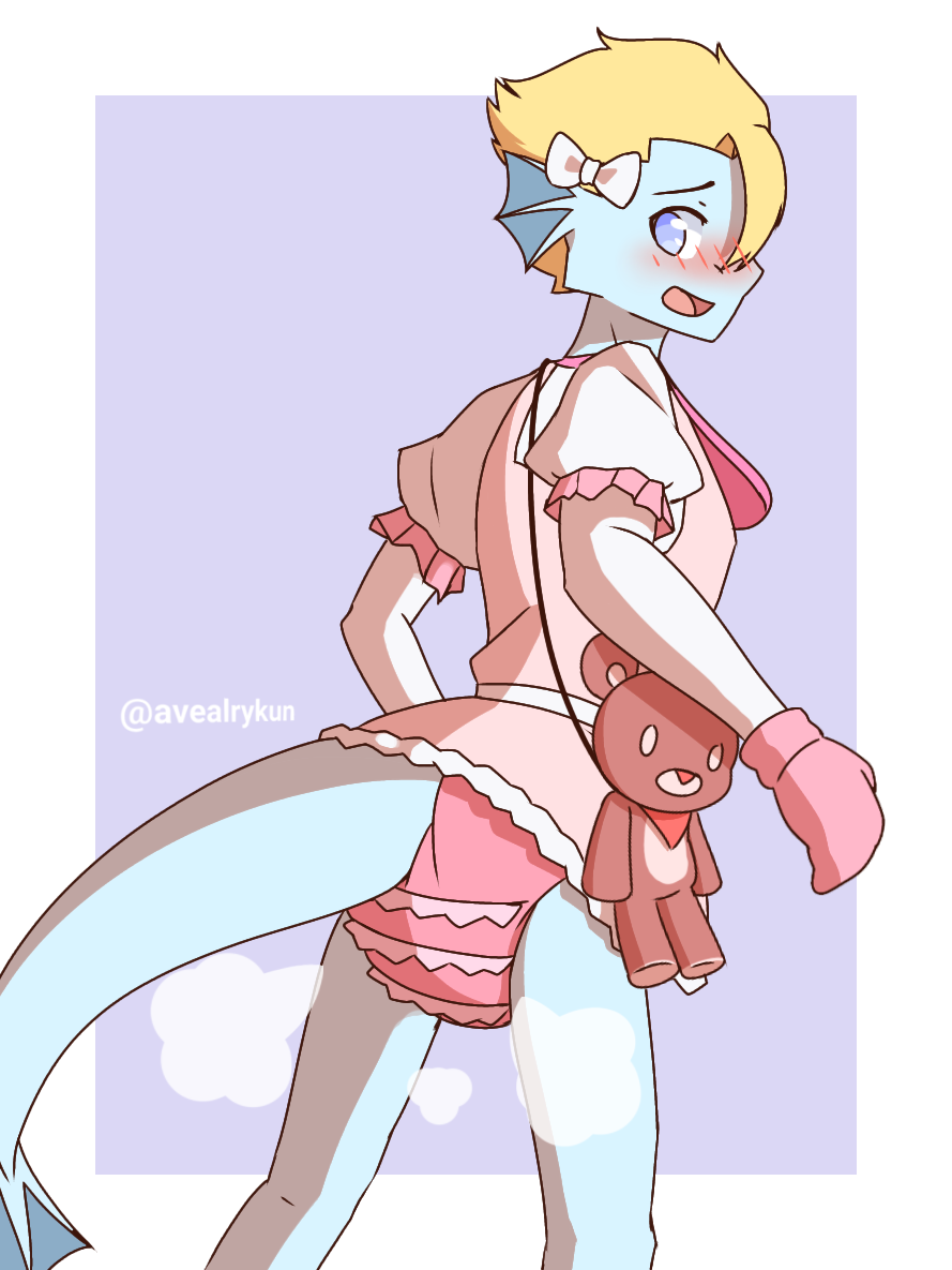 Freshly Changed Sissy Boy by AvealryKun -- Fur Affinity [dot] net