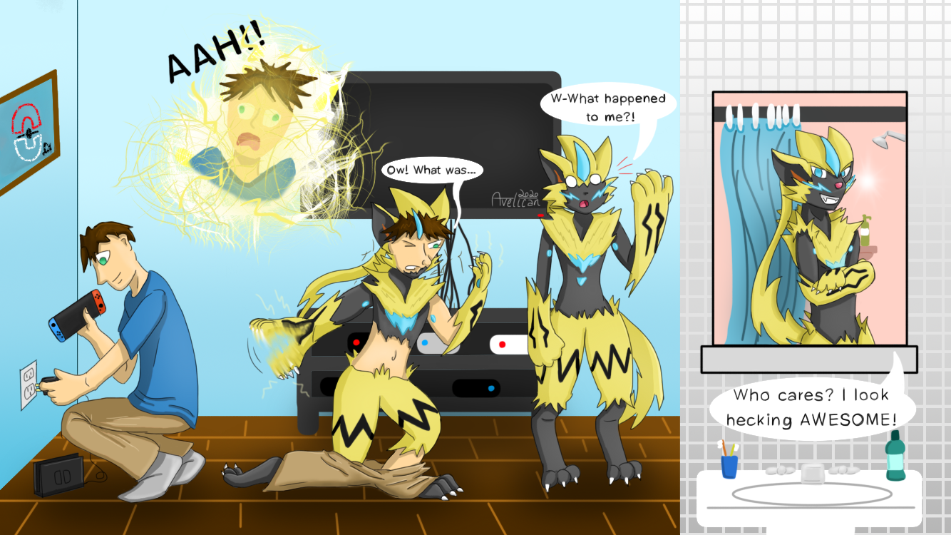 Watch Those Outlets! || Zeraora TF (+ Story) by Avelican -- Fur Affinity  [dot] net