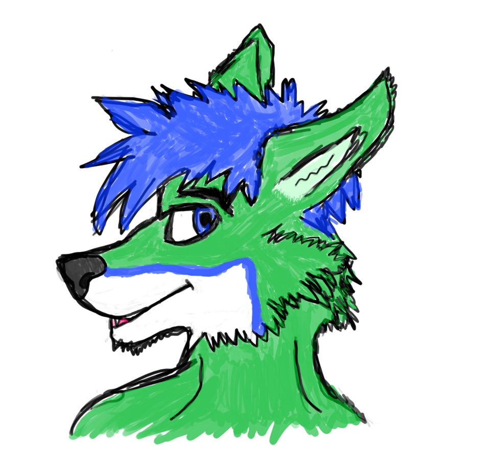 Fox Headshot by Aveq -- Fur Affinity [dot] net