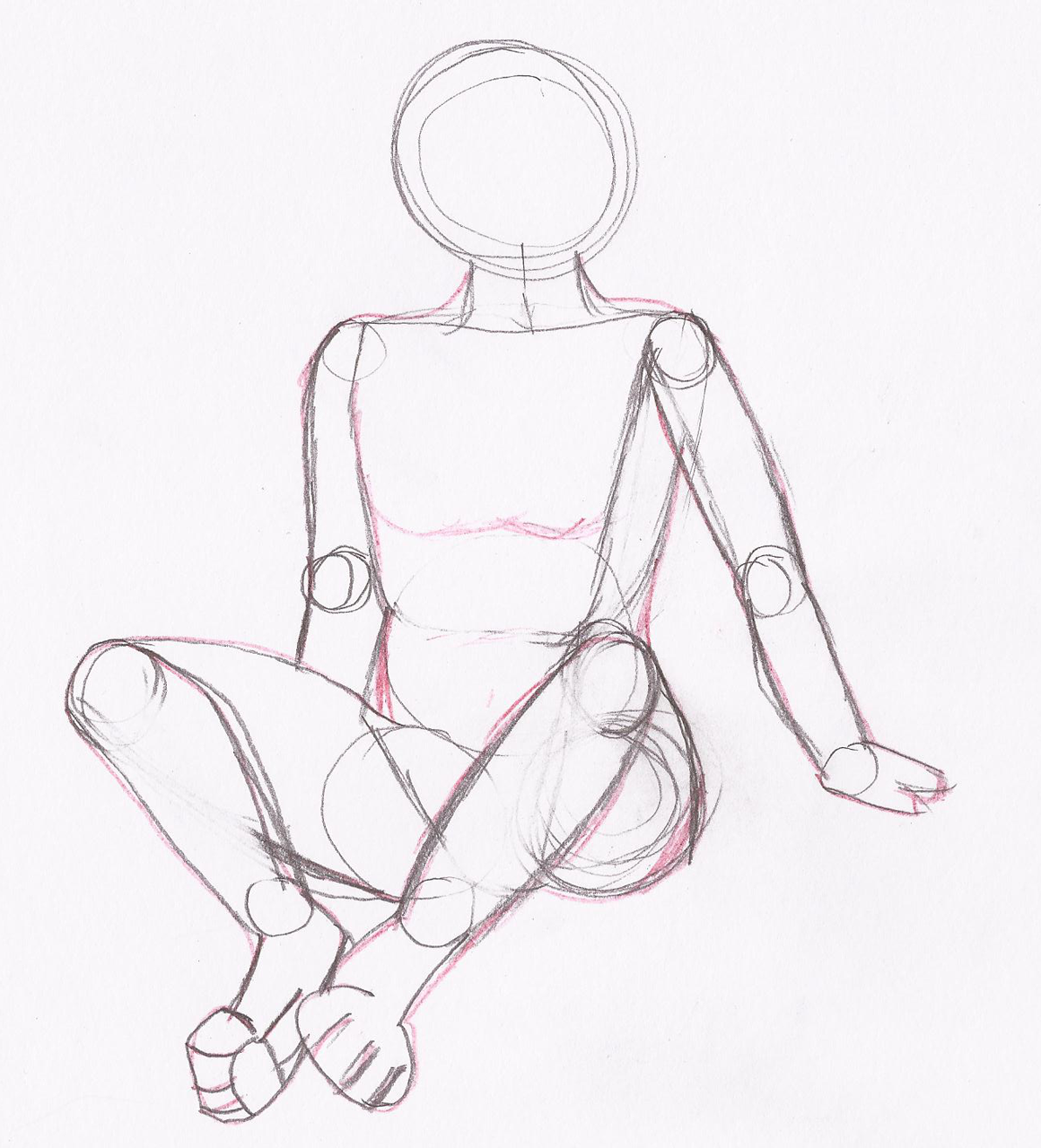Crossed Legs Poses - Female male sitting pose | PoseMy.Art