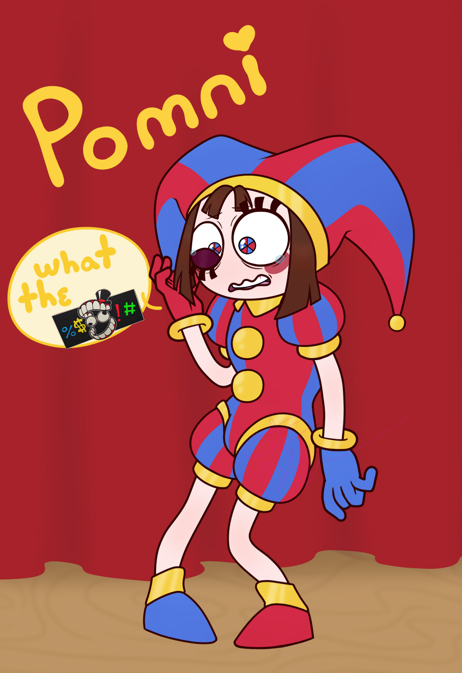 Digital Circus: Pomni by awkwarddarknerd -- Fur Affinity [dot] net