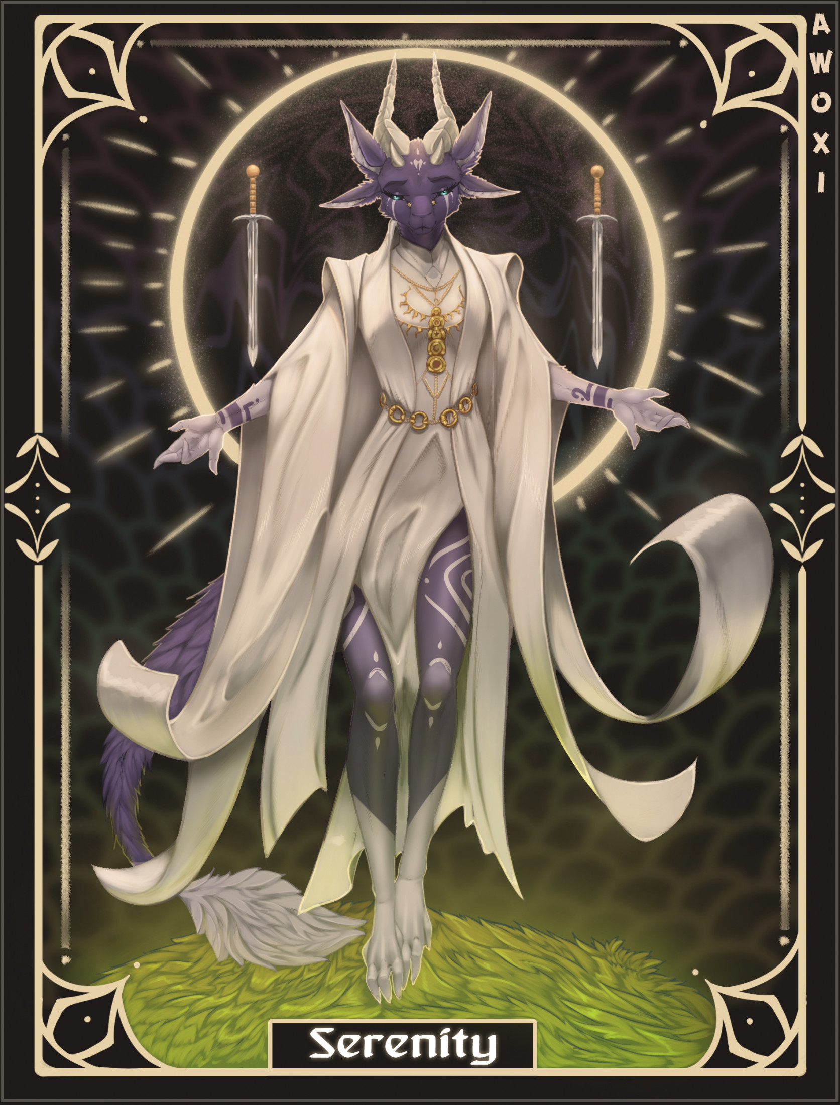 Serenity tarot card