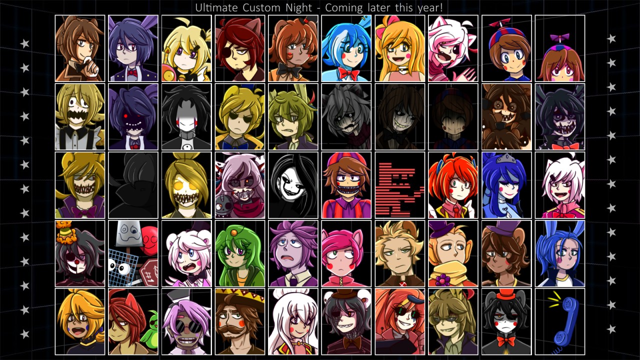 Ultimate Custom Night but by Disney08 on DeviantArt