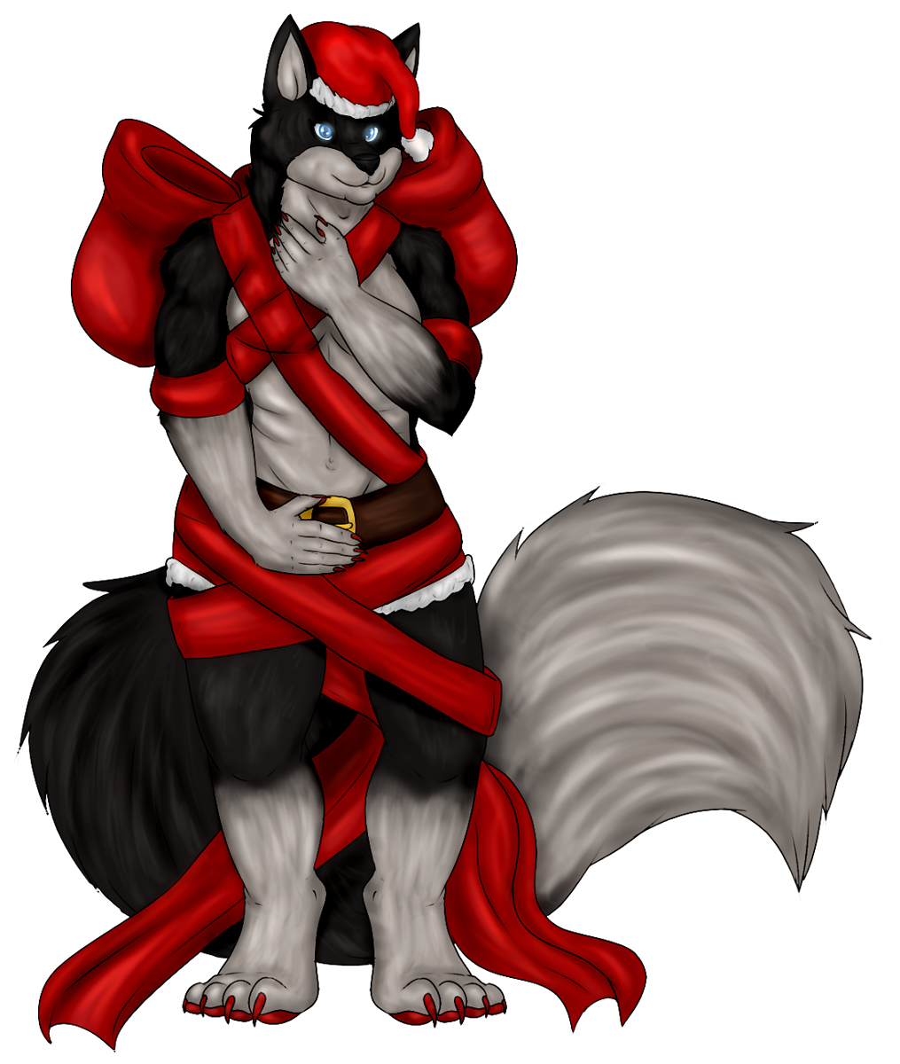 Sexy Xmas Strip-TEase Boy [COMM] by Axia -- Fur Affinity [dot] net