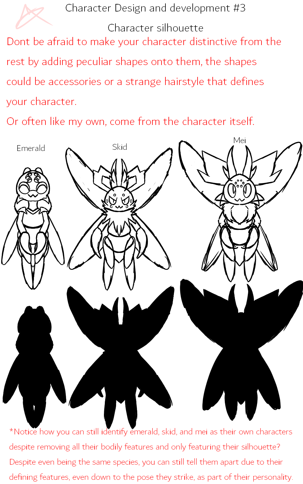 Character design tips #3- Silhouette by Axial -- Fur Affinity [dot] net