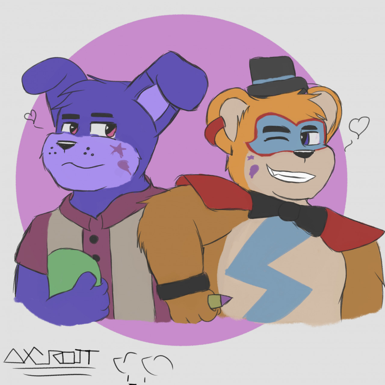 bonnie x freddy by AxlRottie -- Fur Affinity [dot] net