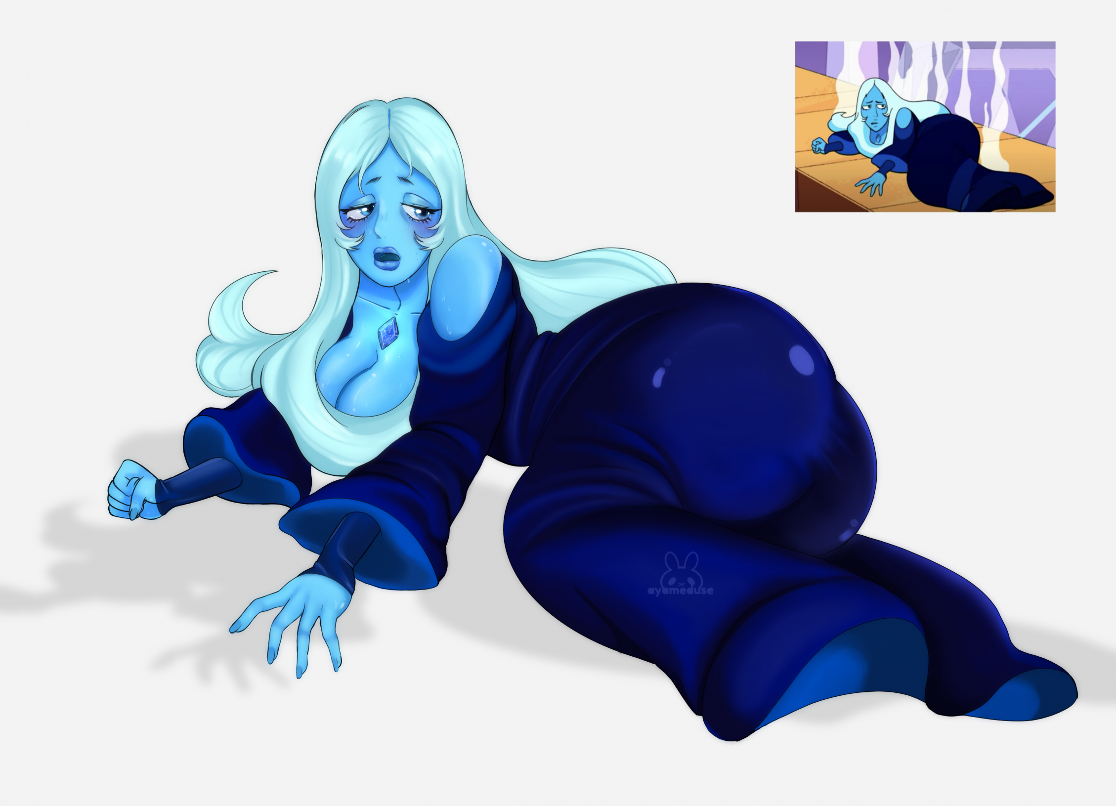 Blue Diamond Steven Universe ReDraw ! by ayamensfw -- Fur Affinity [dot] net