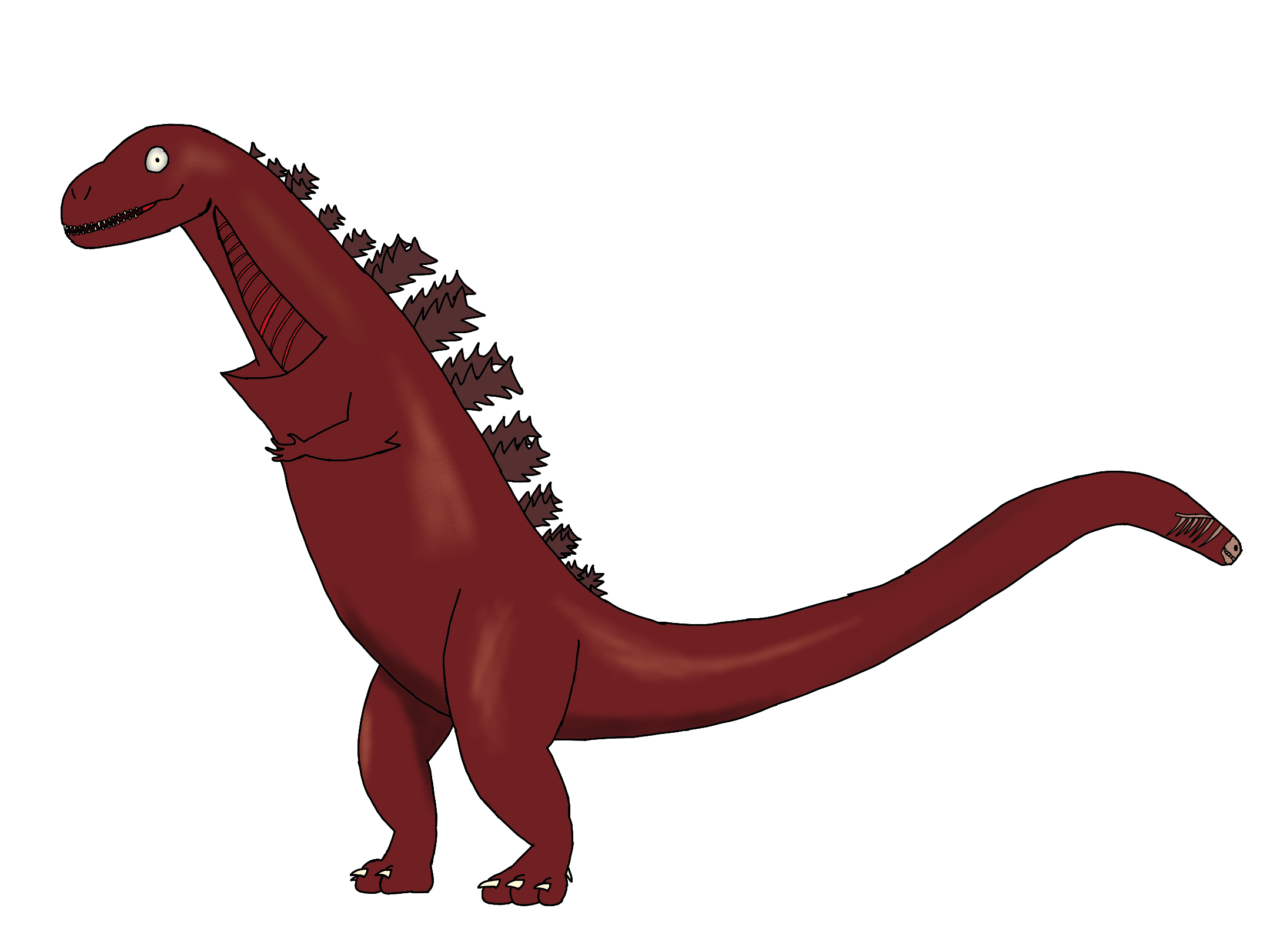 shinagawa-kun (shin godzillas 3th form) by AZCat04 -- Fur