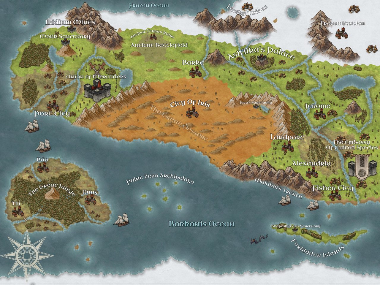 Official Gealand Map by Azteck -- Fur Affinity [dot] net