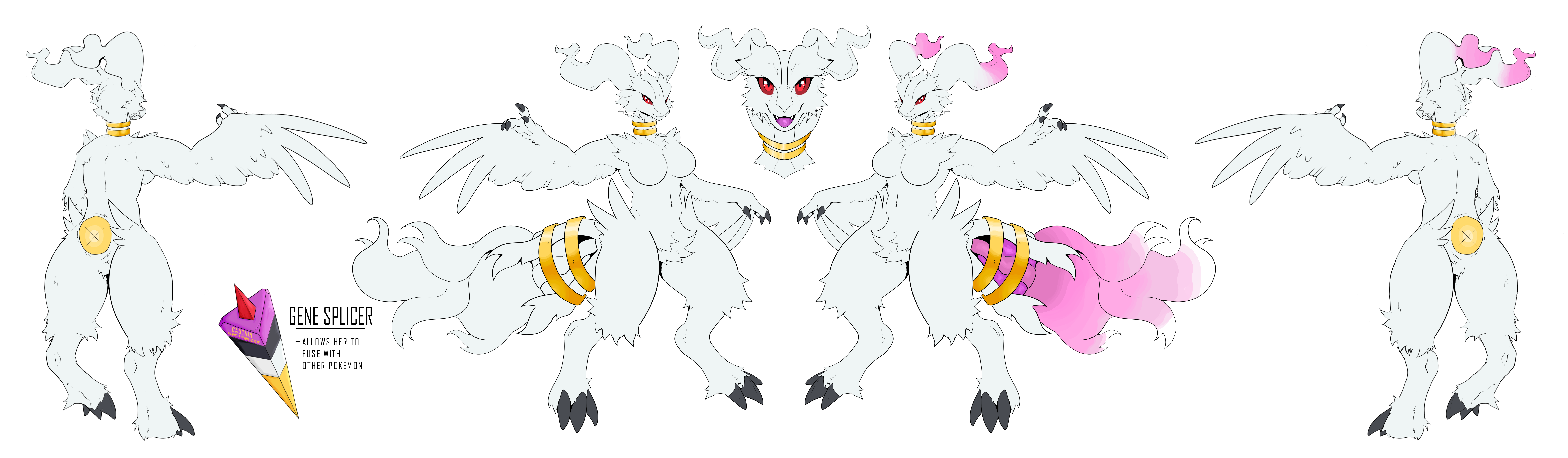 Shiny Reshiram by Littleboehn -- Fur Affinity [dot] net