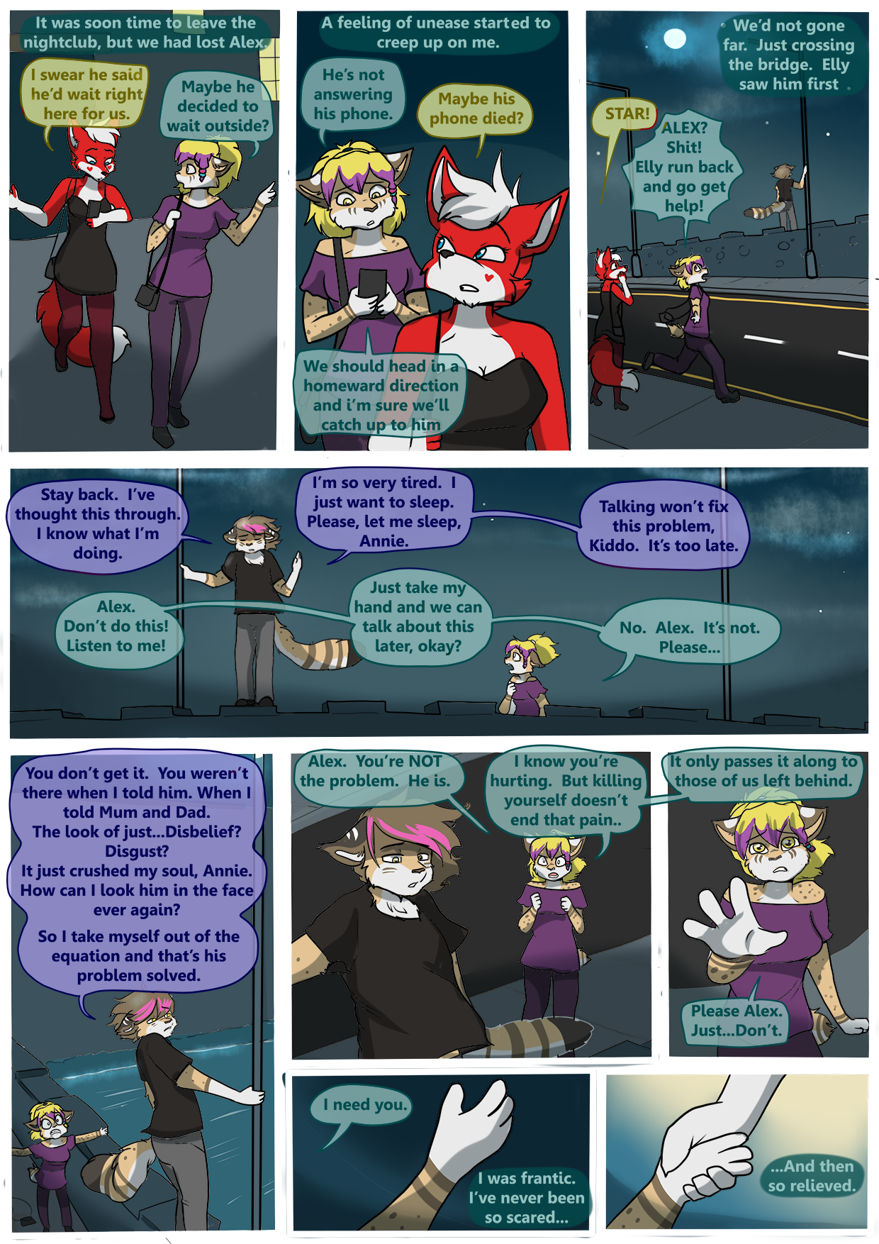 Shine page 421 - CW- suicidal thoughts by BabyStar -- Fur Affinity [dot ...