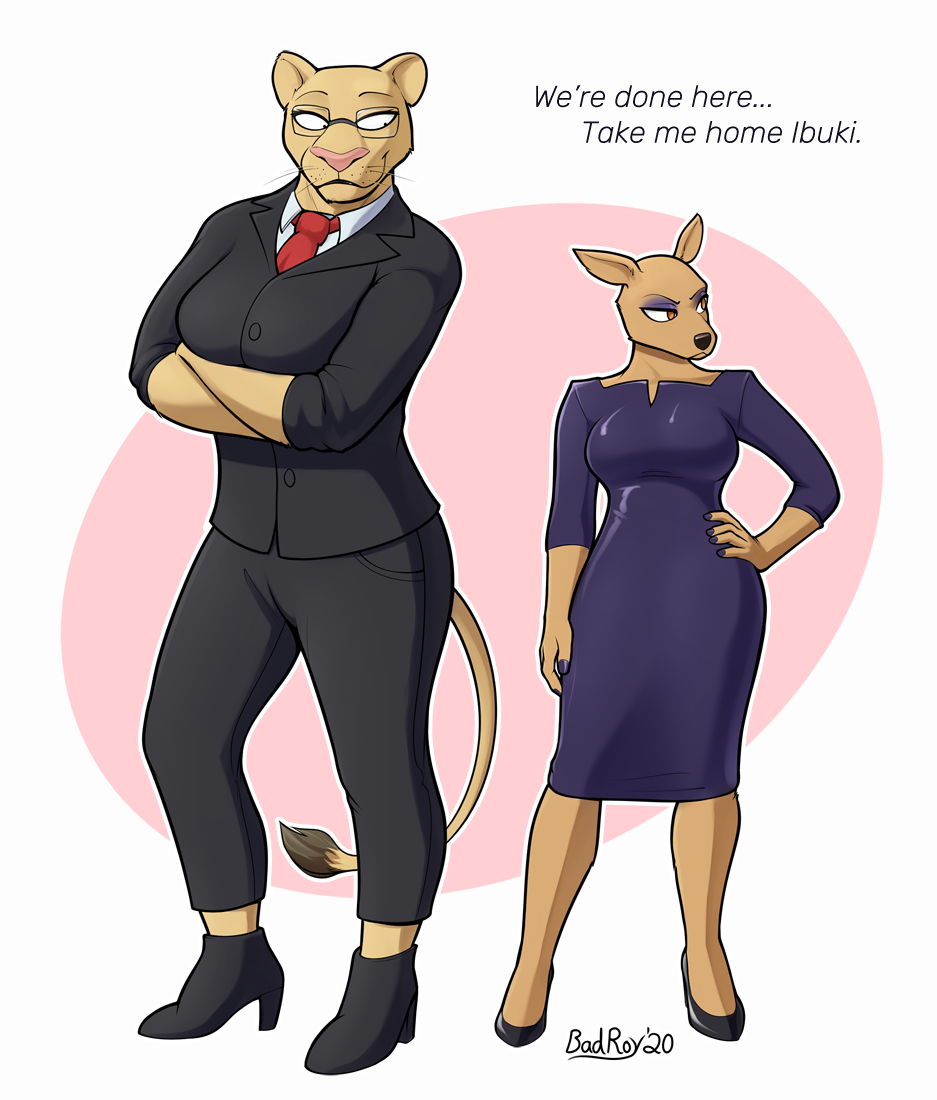 Rule 63: Louis and Ibuki by BadRoy -- Fur Affinity [dot] net