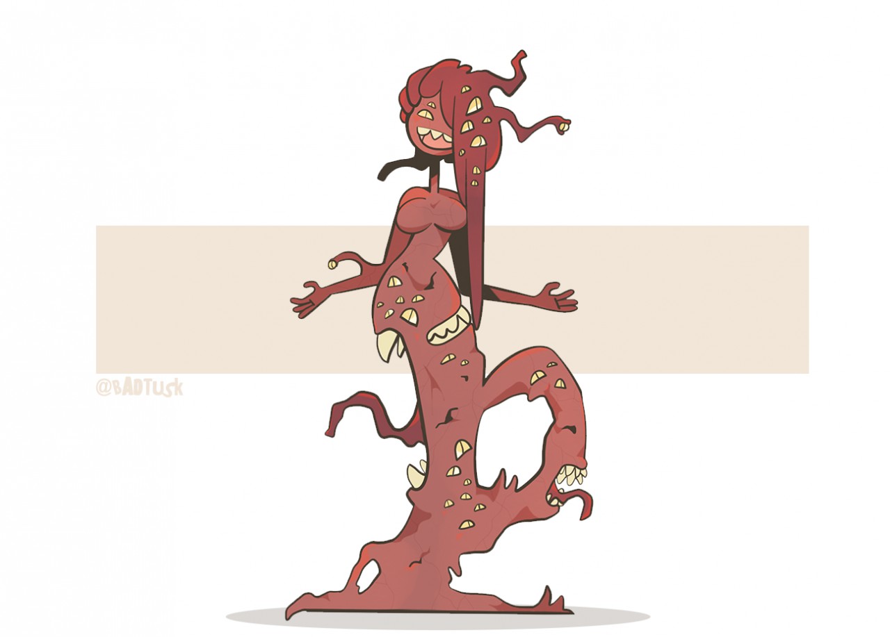 Gibbering Mouther by BadTusk -- Fur Affinity [dot] net
