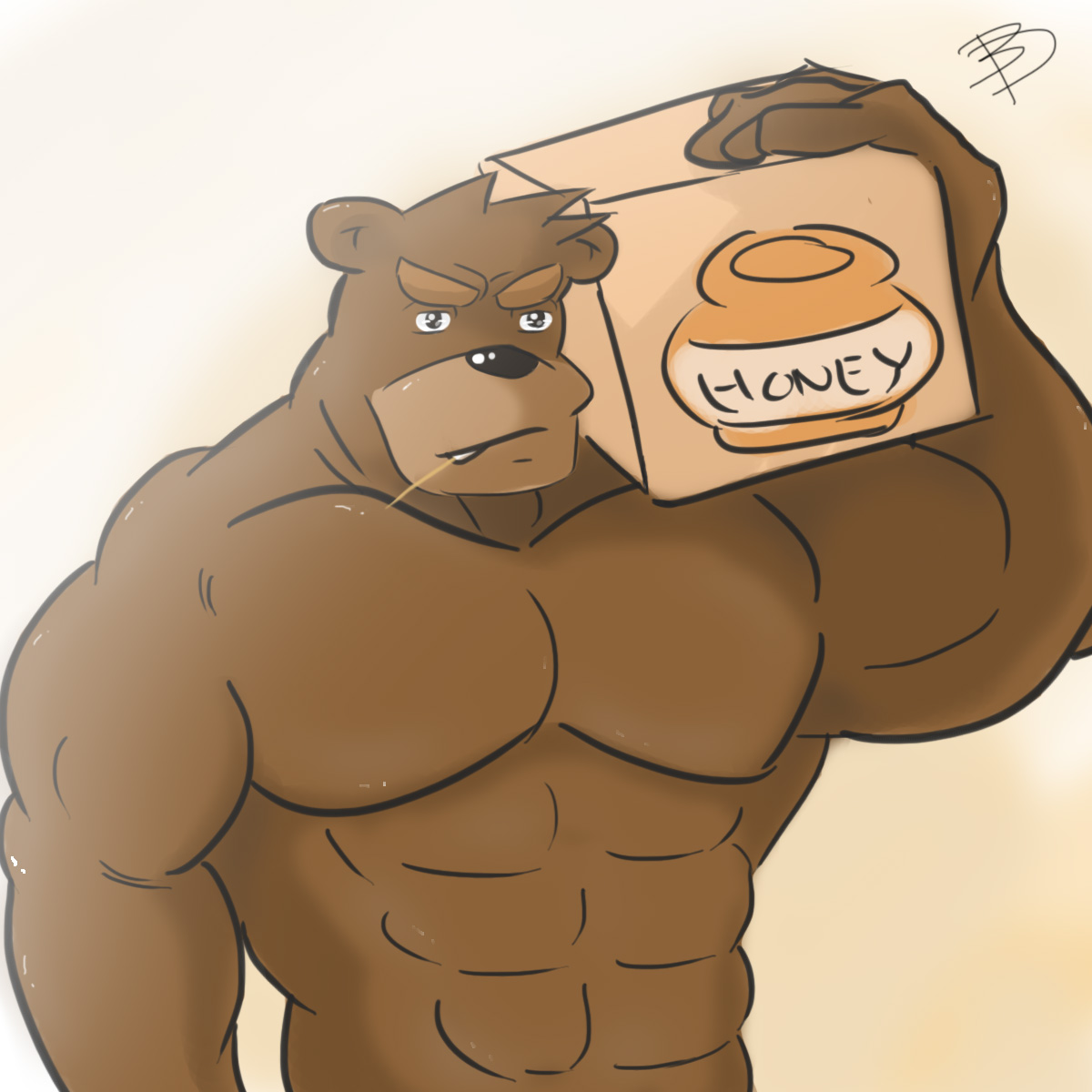Furry bear