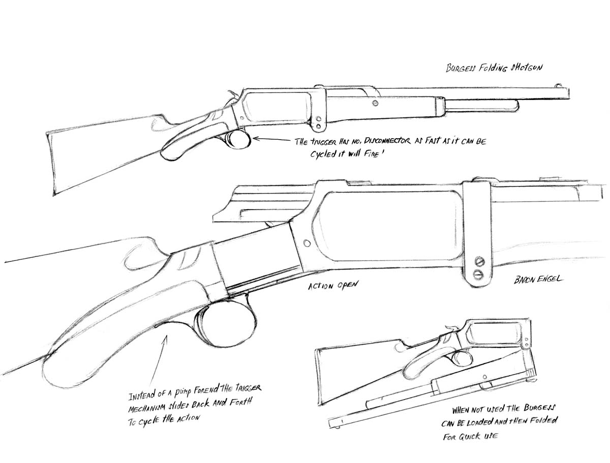 Winchester 1897 чертеж