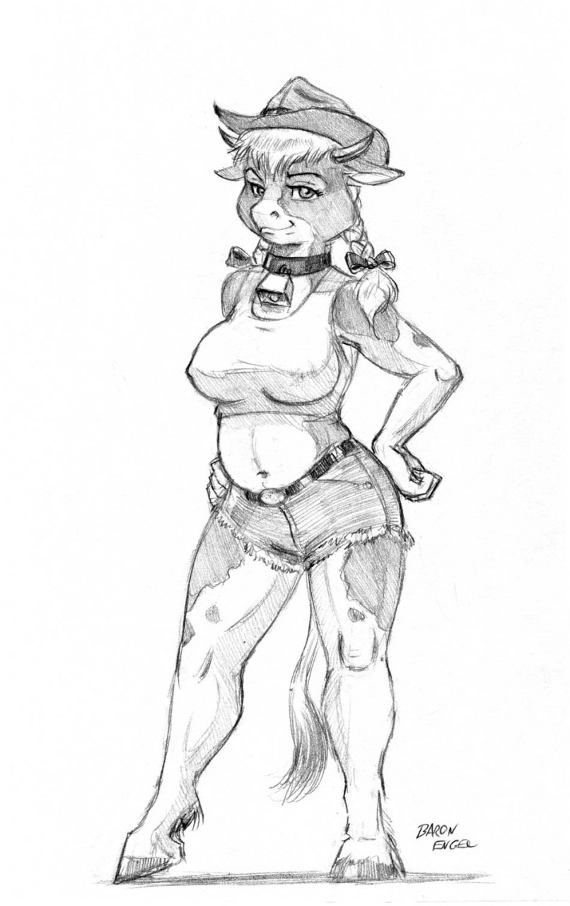 Anthro Cowgirl by baroncoon -- Fur Affinity [dot] net