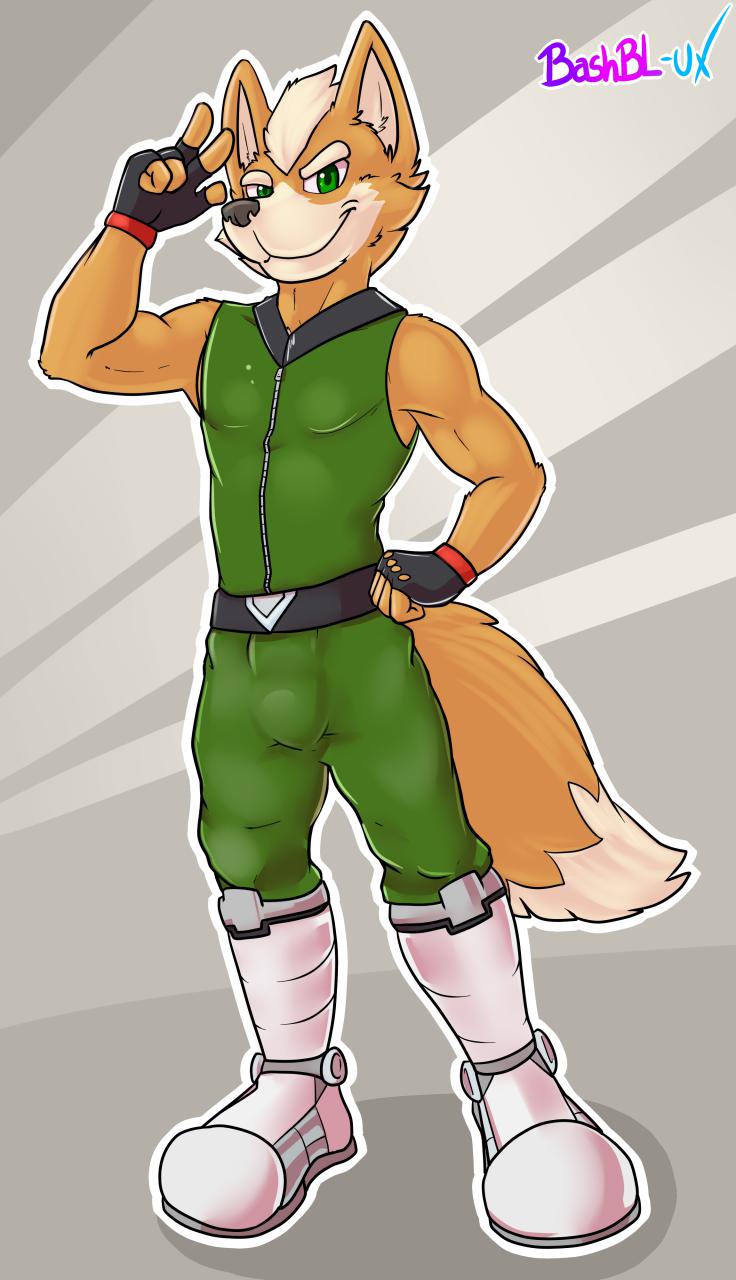 Fox McCloud! [Twitter Challenge] by BashBL-UX -- Fur Affinity [dot] net