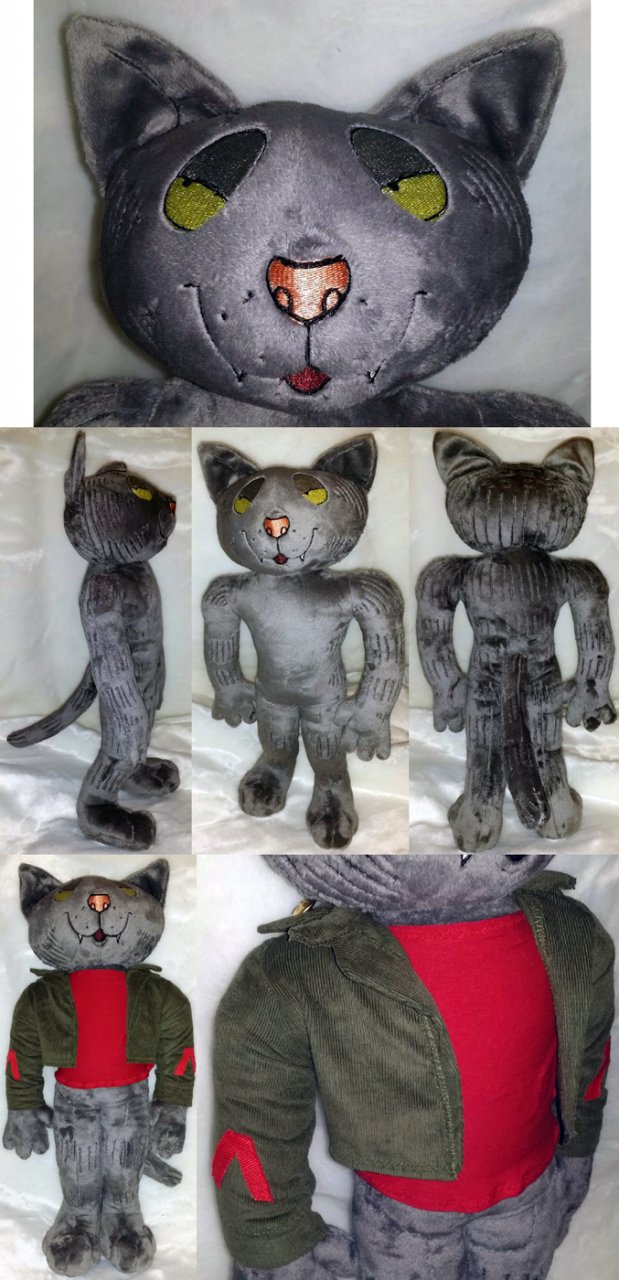 Fritz The Cat Plushie by BattyWorks -- Fur Affinity [dot] net