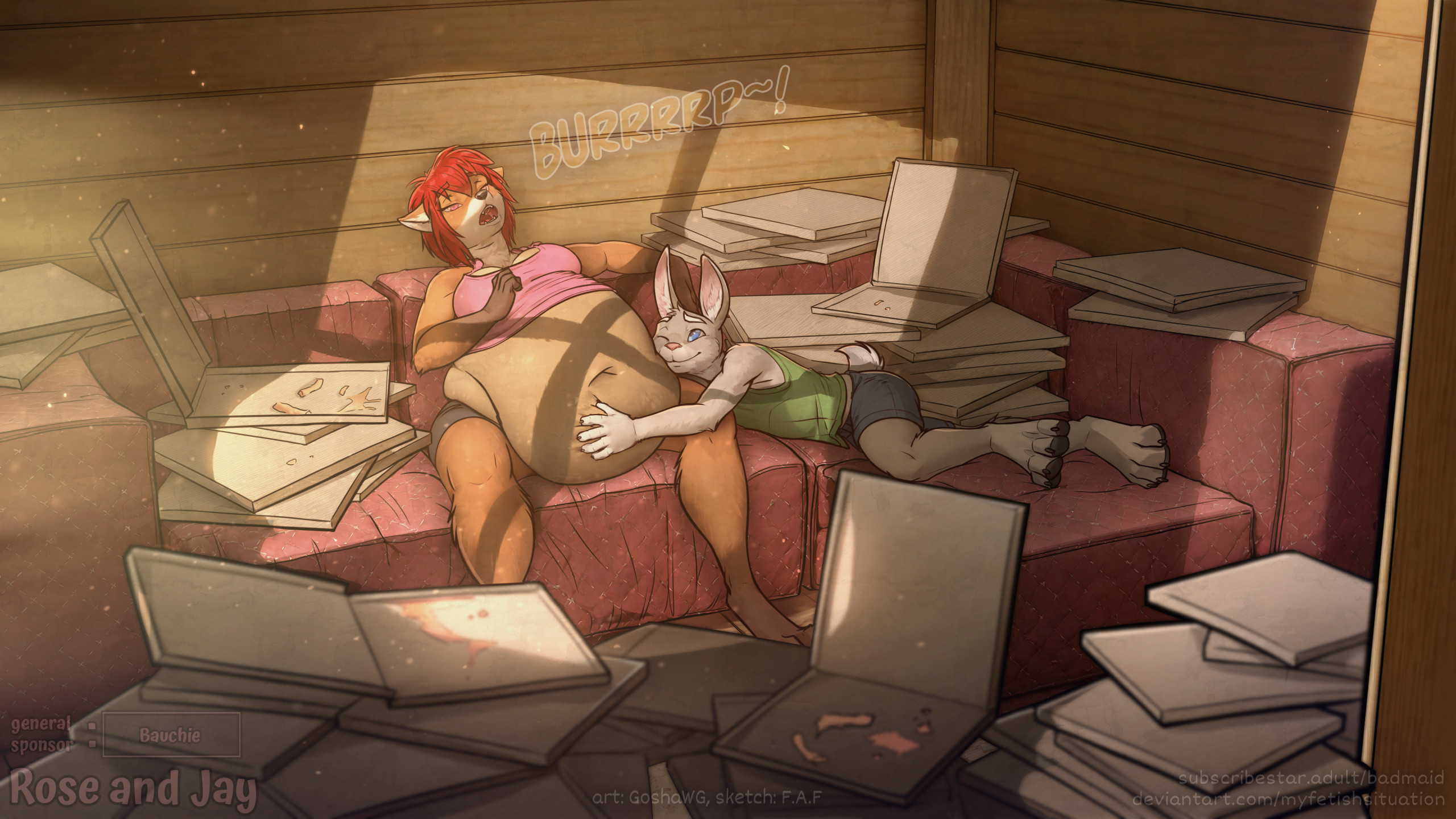 Eat pizza, not Rabbits by Bauchie -- Fur Affinity [dot] net