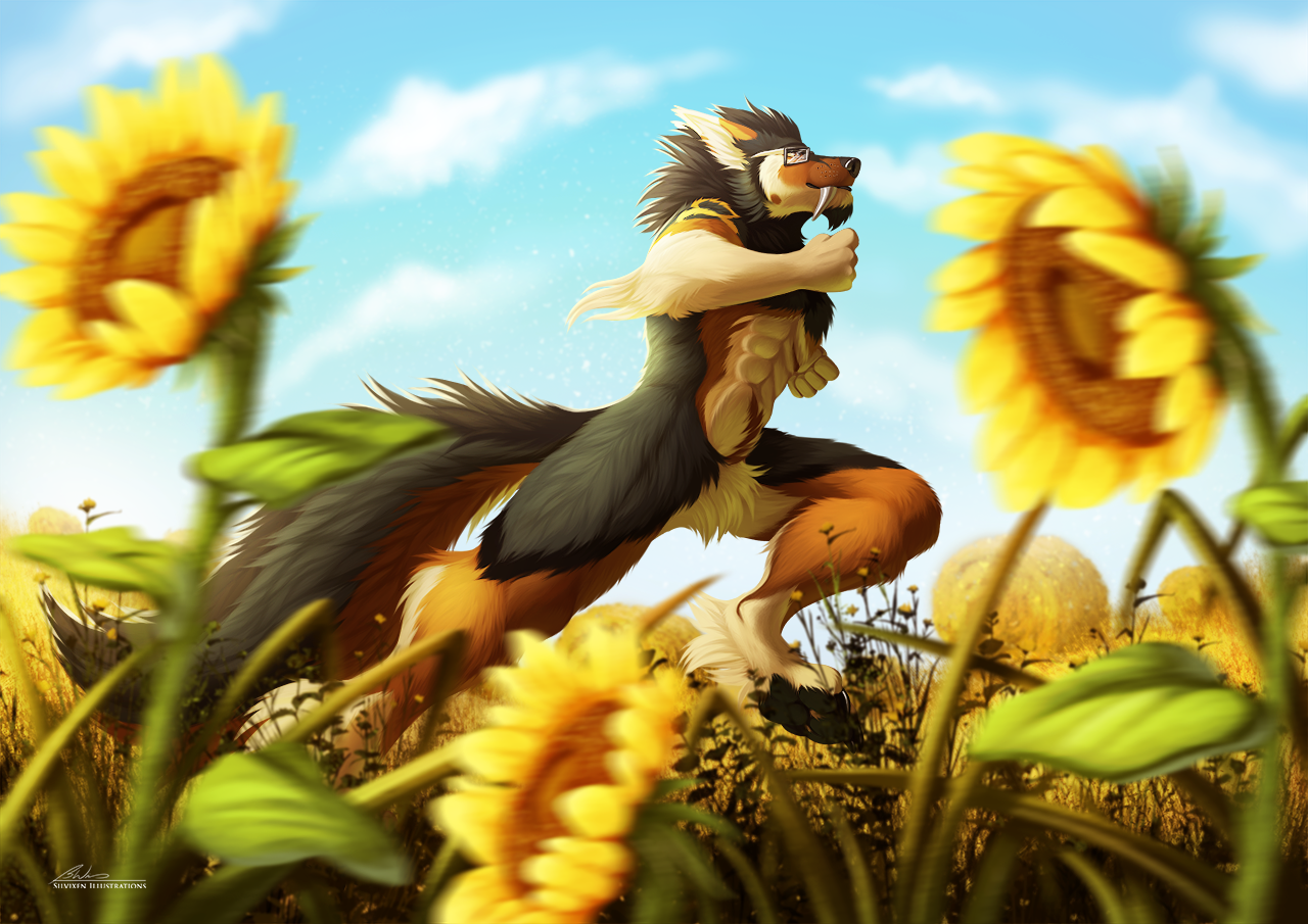 Furry 2d 18. Silvixen фурри. Фурри природа. Фурри лето. Фурри обои.