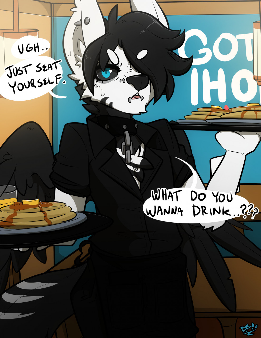 Goth Ihop by BBsArtBoutique -- Fur Affinity [dot] net