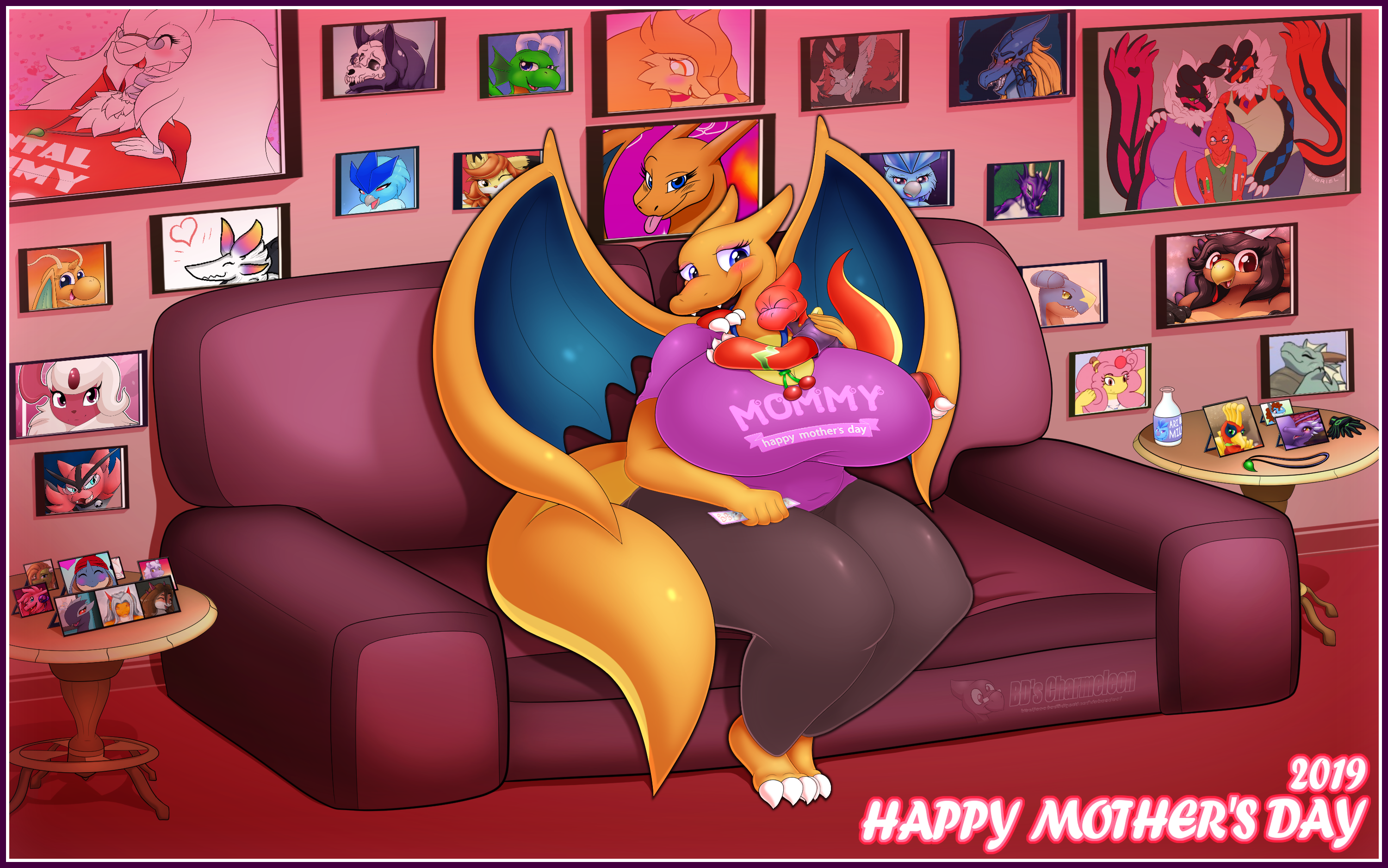 Happy Mother's Day~ by BDs_Charmeleon -- Fur Affinity [dot] net