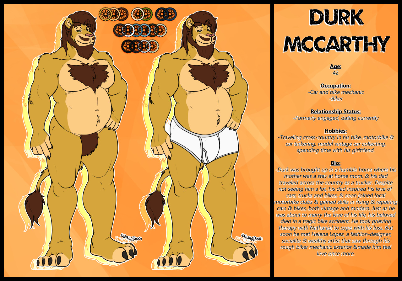 Durk McCarthy Reference Sheet (SFW Nude and Underwear) by bearilla75 -- Fur  Affinity [dot] net