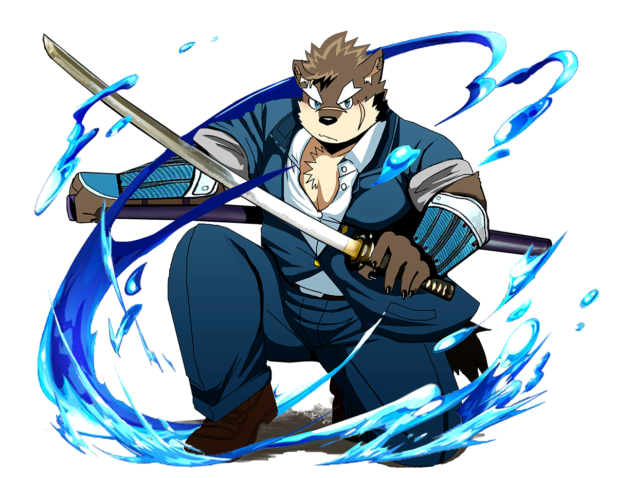 anime water sword