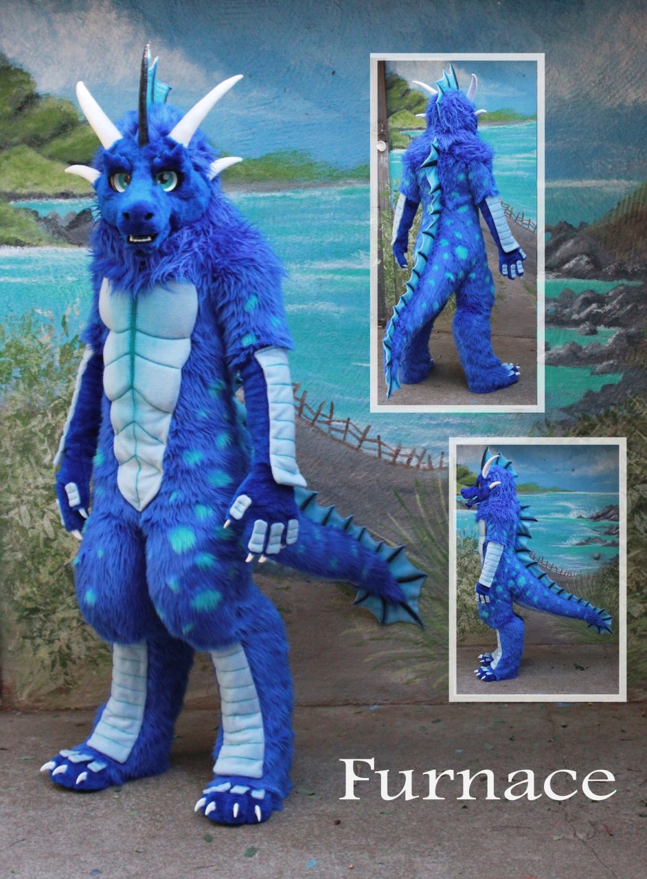 Fuzzy Blue Dragon. 