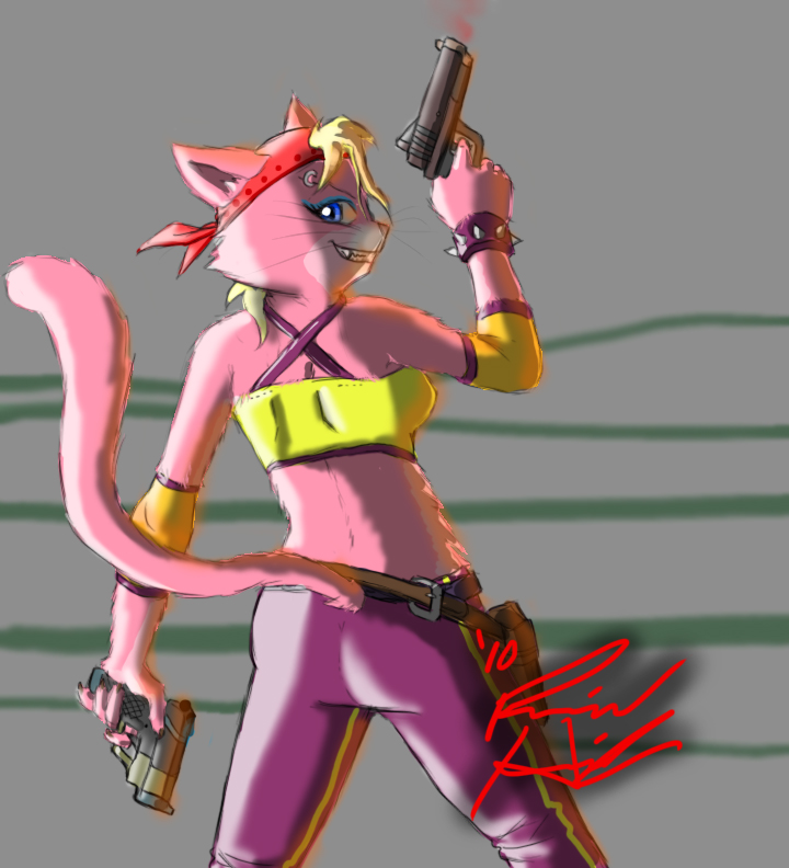 Katt Monroe (Star Fox Command) fanart