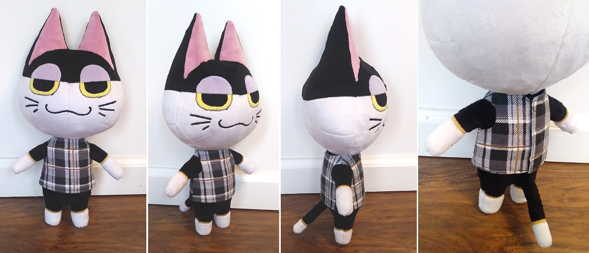 animal crossing plush cat