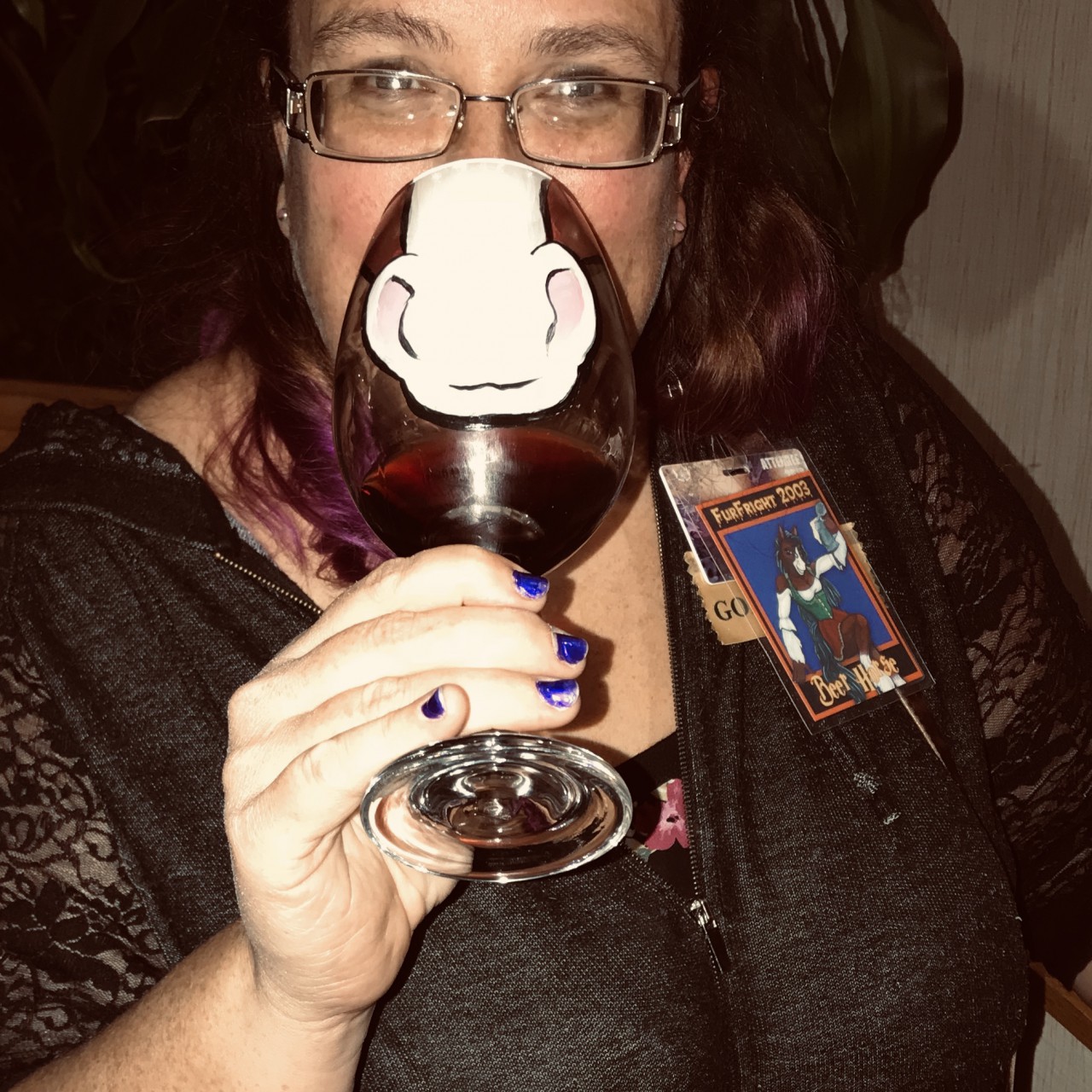 WiNoez Party Animal Glasses: Beerhorse