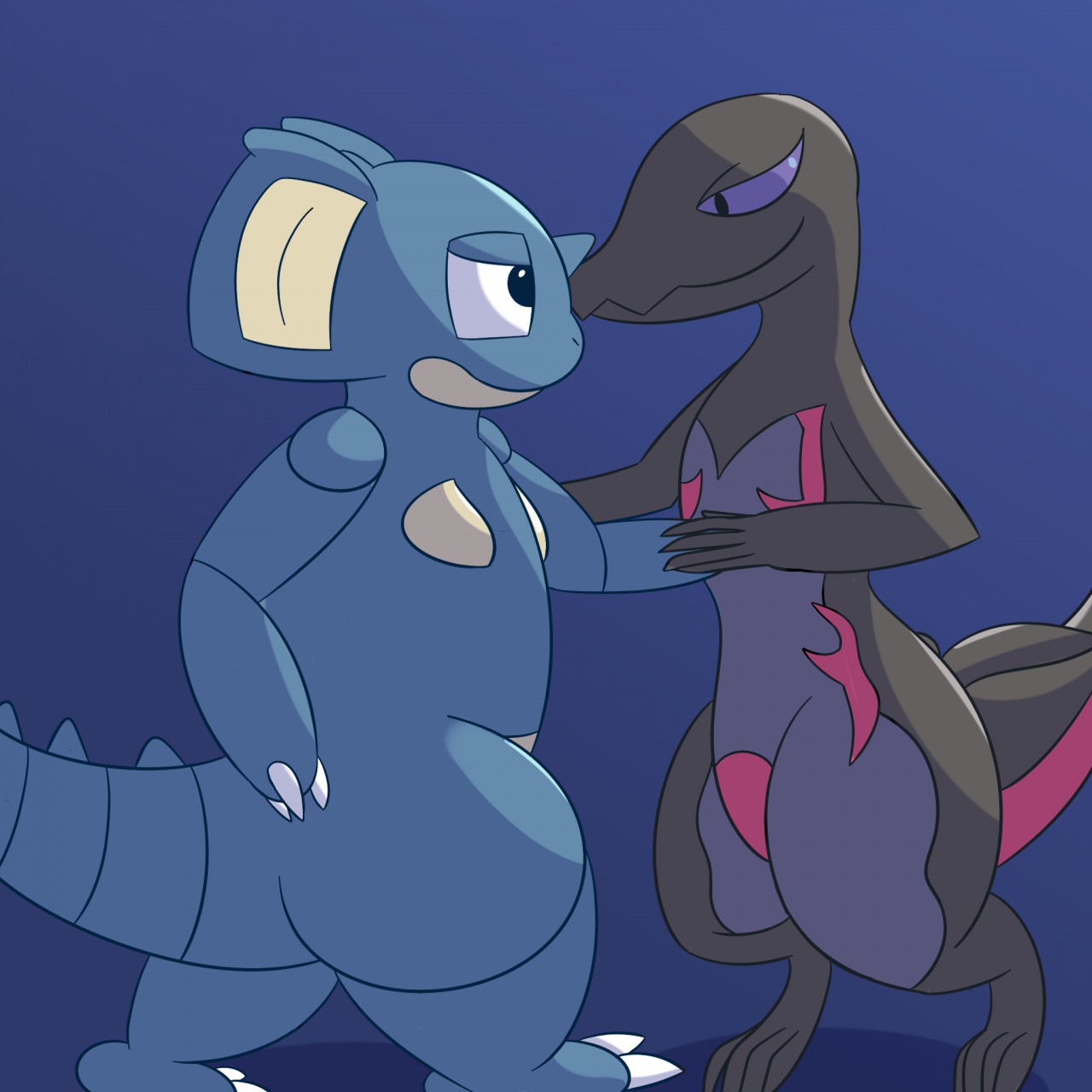 lizard and dino