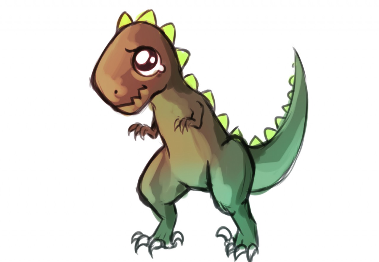 Cute dinosaur gif