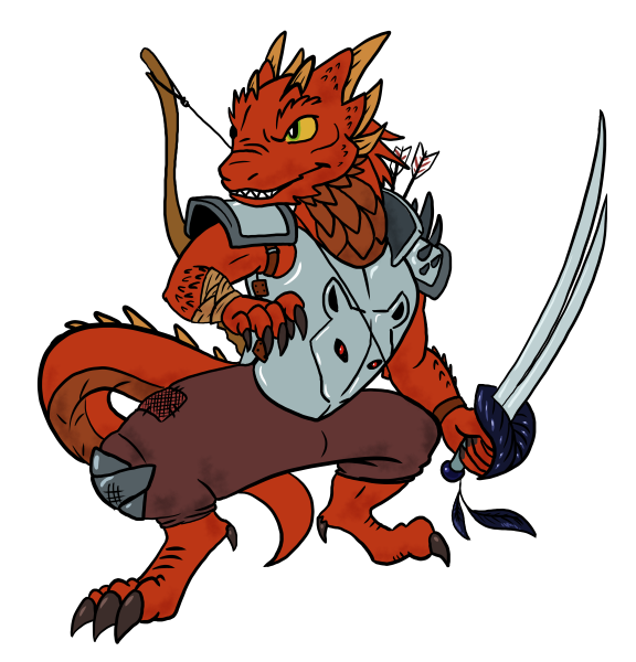 dragonborn fighter token