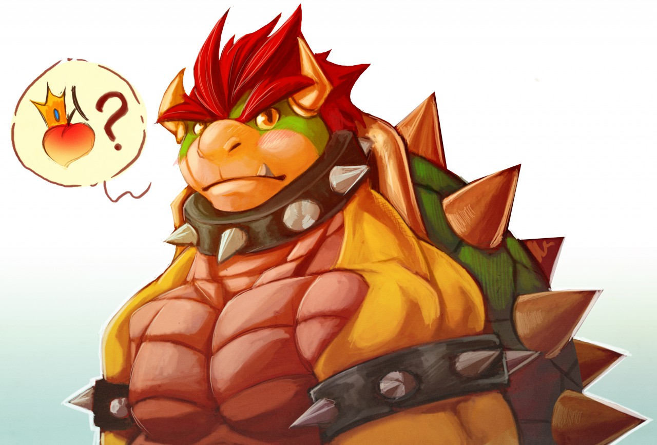 Punk Bowser by BoneHedToons on DeviantArt