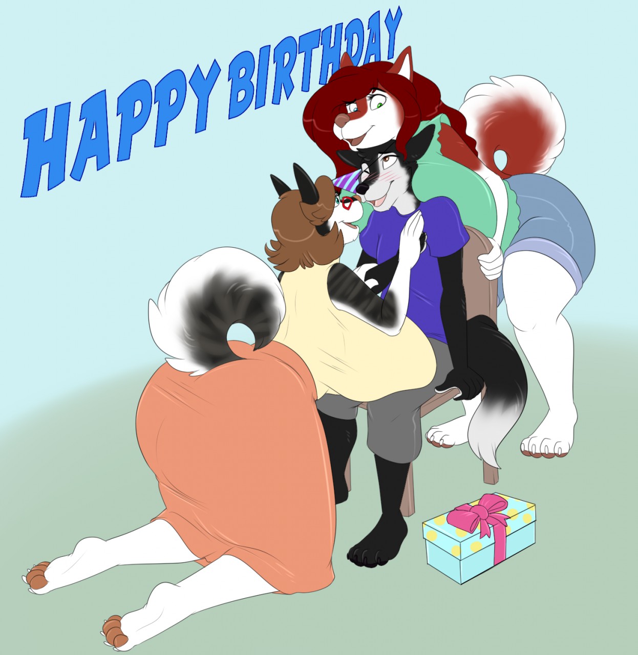 Unexpected Birthday Boobs!! X3 by Bender097 -- Fur Affinity [dot] net